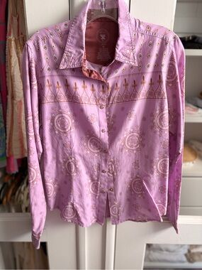 Twenty Lavender Western Shirt